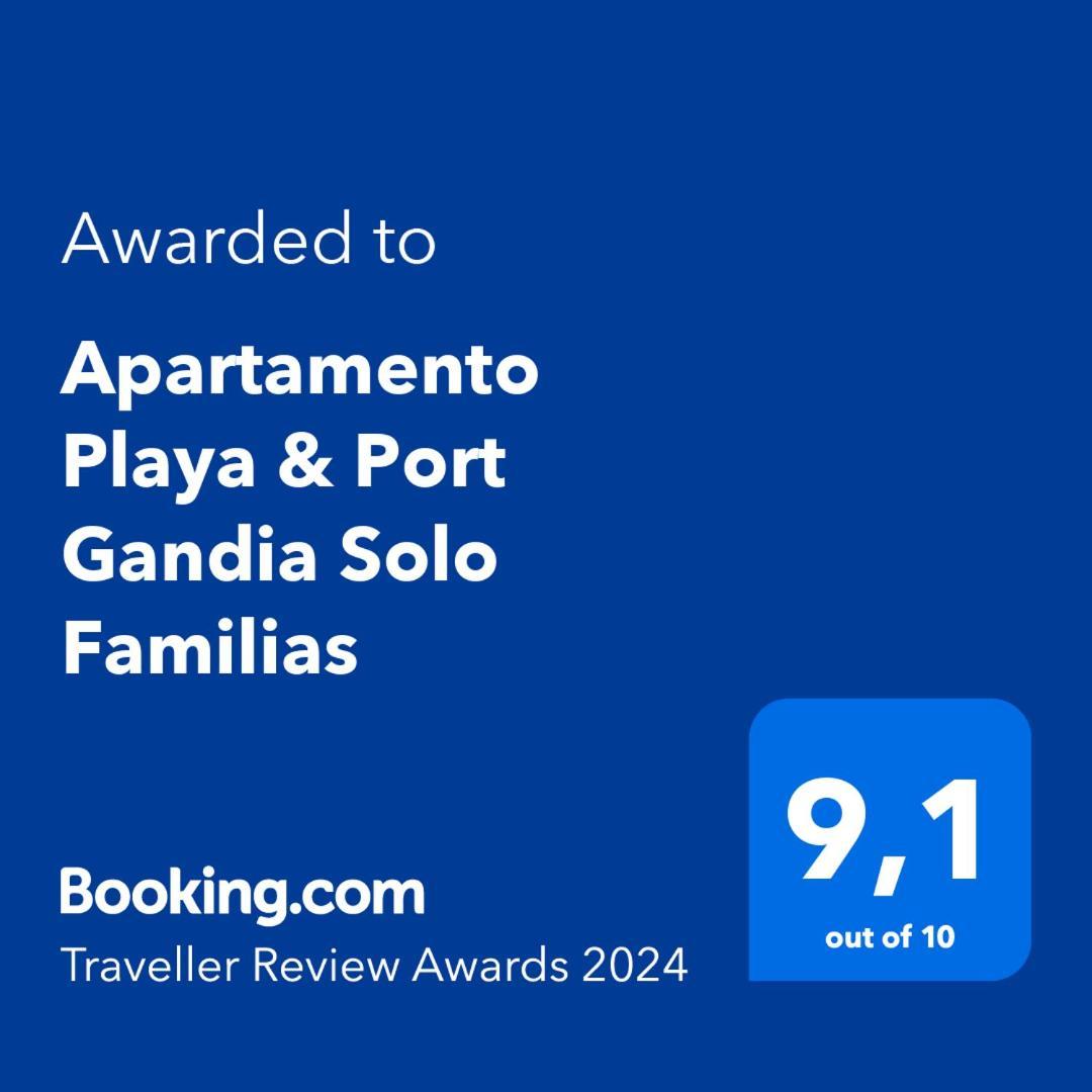 Apartamento Playa & Port Gandia Solo Familias Exteriör bild